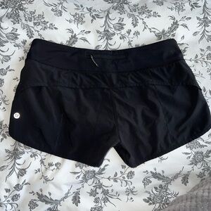 Lululemon Black Speed Up Short